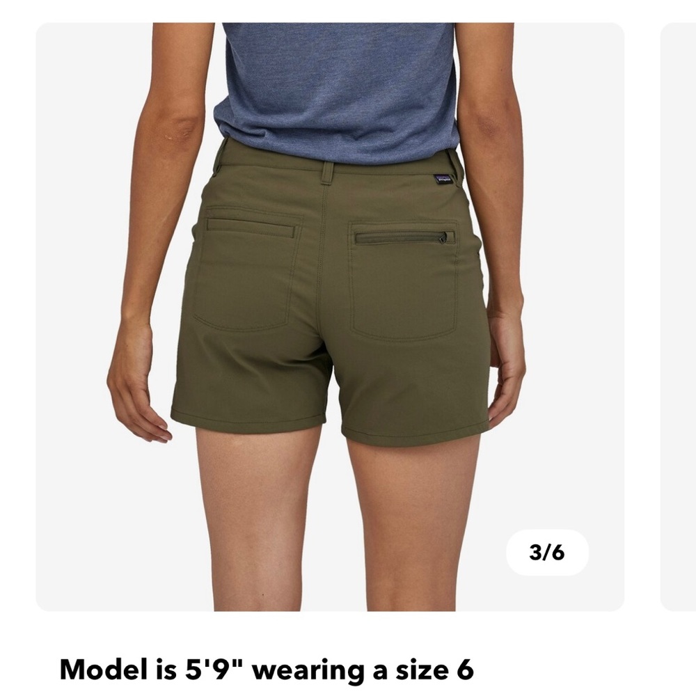 Patagonia Women’s Quandary Shorts- 5” Size 4 - Picture 5 of 7
